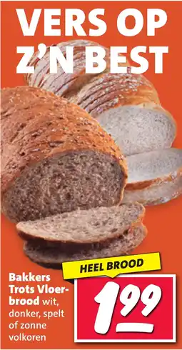 Boni Bakkers Trots Vloerbrood aanbieding