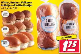 Boni Witte, Bruine, Volkoren Bolletjes of Witte Puntjes aanbieding