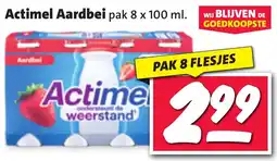 Boni Actimel Aardbei aanbieding