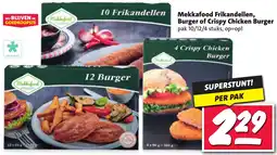 Boni Mekkafood Frikandellen, Burger of Crispy Chicken Burger aanbieding