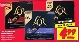 Boni L'Or Aluminium Koffiecapsules aanbieding