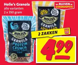 Boni Holie's Granola aanbieding