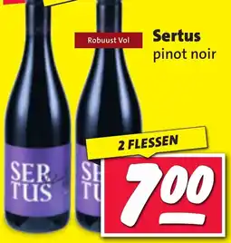 Boni Sertus pinot noir aanbieding