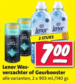 Boni Lenor Wasverzachter of Geurbooster aanbieding