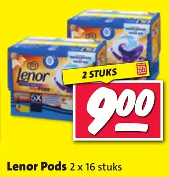 Boni Lenor Pods aanbieding