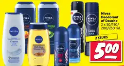 Boni Nivea Deodorant of Douche aanbieding