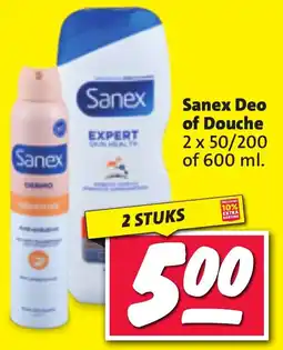 Boni Sanex Deo of Douche aanbieding