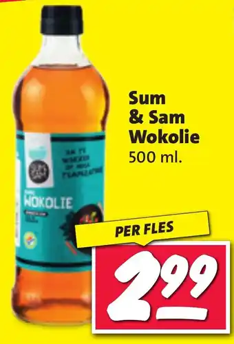 Sum & Sam Wokolie 500 ml aanbieding bij Boni