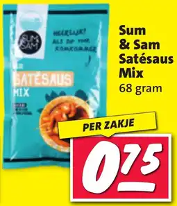 Boni Sum & Sam Satésaus Mix aanbieding