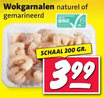 Boni Wokgarnalen aanbieding