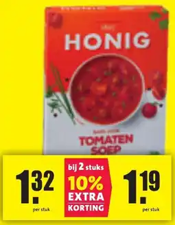 Boni Honig tomaten soep aanbieding