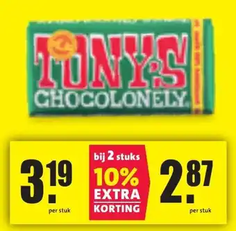 Boni Tony's Chocolonely aanbieding