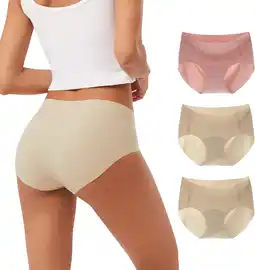 Amazon INNERSY Onderbroeken dames naadloos polyamide seamless stretch onzichtbaar ondergoed 3-pack aanbieding