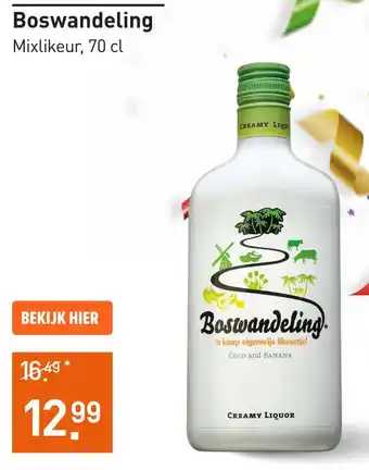 Gall & Gall Boswandeling aanbieding