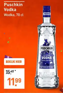 Gall & Gall Puschkin Vodka aanbieding