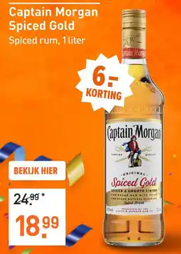 Gall & Gall Captain Morgan Spiced Gold aanbieding