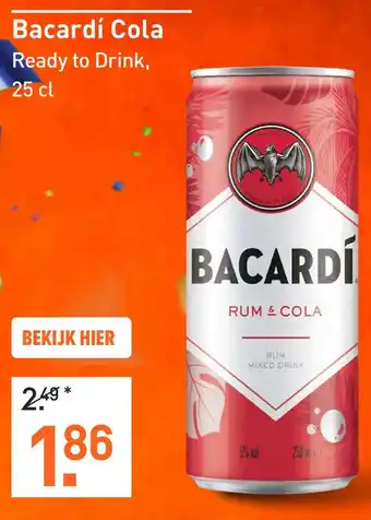 Gall & Gall Bacardi Cola aanbieding