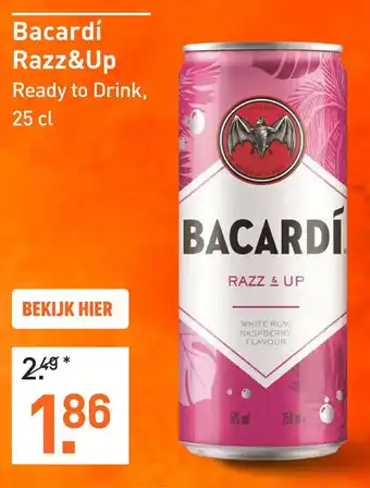 Gall & Gall Bacardí Razz&Up aanbieding