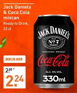 Gall & Gall Jack Daniels & Coca Cola mixcan aanbieding