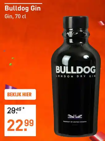 Gall & Gall Bulldog Gin aanbieding