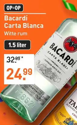 Gall & Gall Bacardí Carta Blanca aanbieding