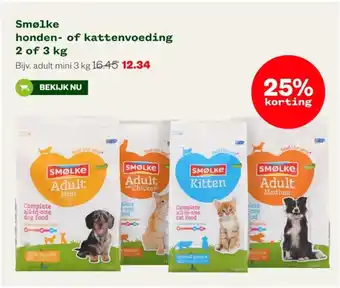 Welkoop Smølke honden of kattenvoeding aanbieding