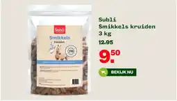 Welkoop Subli Smikkels kruiden aanbieding