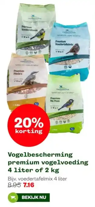 Welkoop Vogelbescherming premium vogelvoeding aanbieding