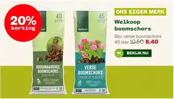 Welkoop Welkoop boomschors aanbieding