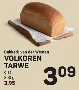 Ekoplaza Bakkerij van der Westen Volkoren Tarwe aanbieding