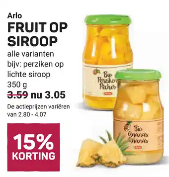 Ekoplaza Arlo Fruit op Siroop aanbieding