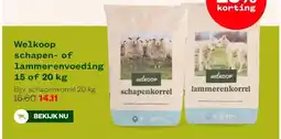 Welkoop Welkoop schapen- of lammerenvoeding 15 of 20 kg aanbieding