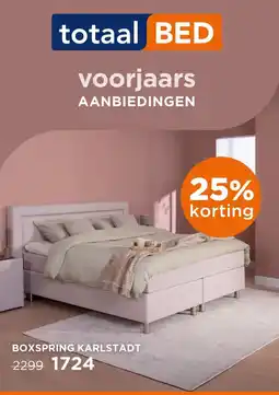 TotaalBED Boxspring Karlstadt aanbieding