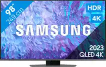 Bol.com Samsung QLED 98Q80C - Televisie - QLED - 98 - 4K - Full Array - AMD Freesync aanbieding