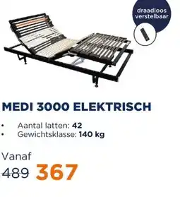 TotaalBED Lattenbodem Medi 3000 elektrisch draadloos | 70x200 aanbieding