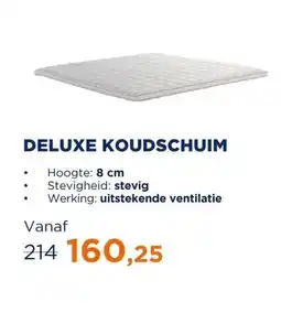 TotaalBED Topmatras Deluxe | Koudschuim | 70x200 aanbieding