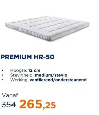 TotaalBED Topmatras Premium | HR-50 | 70x200 aanbieding