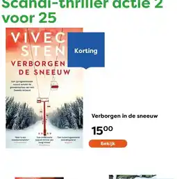 The Read Shop Verborgen in de sneeuw aanbieding