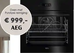 Superkeukens Oven met Pyrolyse reiniging aanbieding