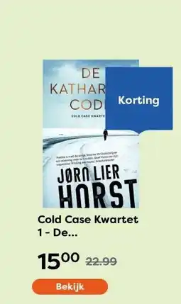 The Read Shop Cold Case Kwartet 1 - De Katharinacode aanbieding