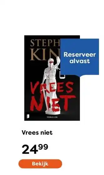 The Read Shop Vrees niet aanbieding