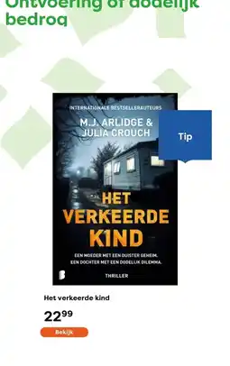 The Read Shop Het verkeerde kind aanbieding