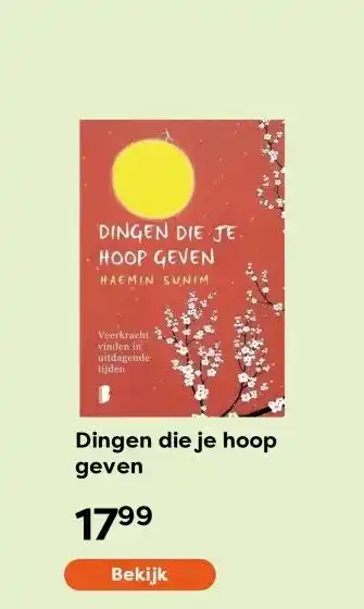 The Read Shop Dingen die je hoop geven aanbieding