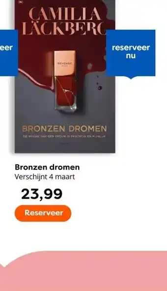 The Read Shop Bronzen dromen Verschijnt 4 maart aanbieding