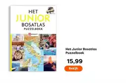 The Read Shop Het Junior Bosatlas Puzzelboek aanbieding