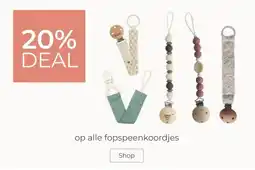 Prenatal 20% DEAL op alle fopspeenkoordjes aanbieding