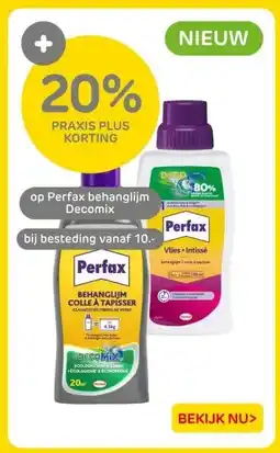 Praxis 20% PRAXIS PLUS KORTING aanbieding