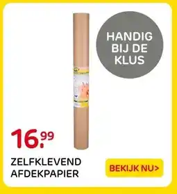 Praxis ZELFKLEVEND AFDEKPAPIER aanbieding