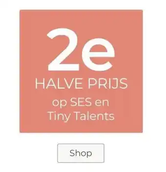 Prenatal 2e HALVE PRIJS op SES en Tiny Talents aanbieding