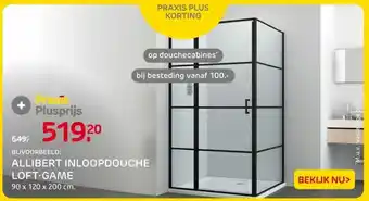 Praxis ALLIBERT INLOOPDOUCHE LOFT-GAME aanbieding